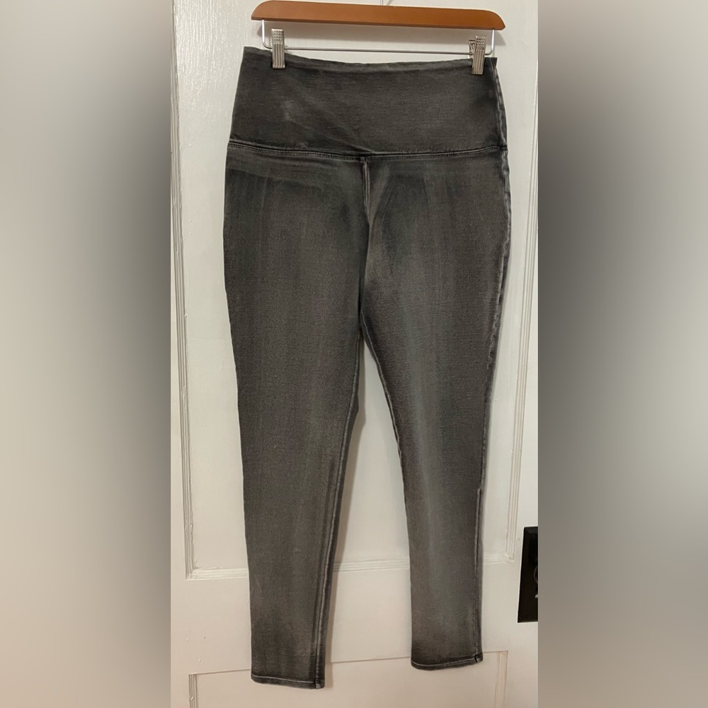 Nicole Miller NY Mineral Wash High Waist Leggings Size Medium Work out wear